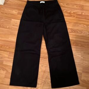 Oak and Fort Wide Leg Denim Pants size 28